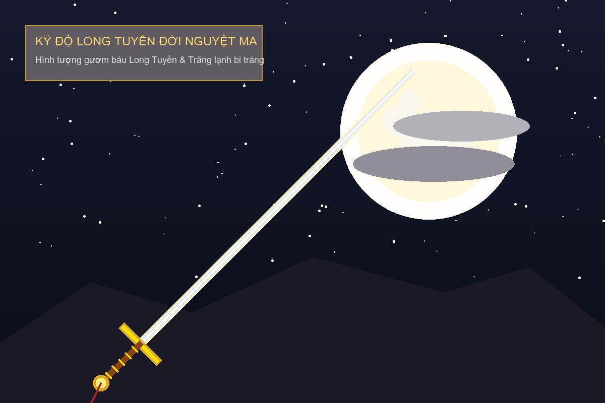 Gươm Long Tuyền dưới bóng trăng